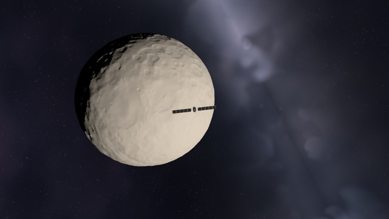 Preview of the Dawn Orbit of Ceres scenario