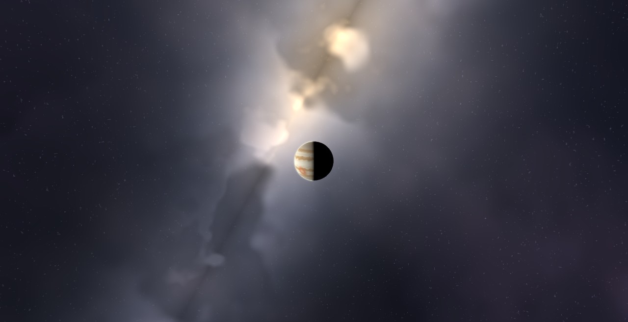 Preview of the HD 100546 - System scenario
