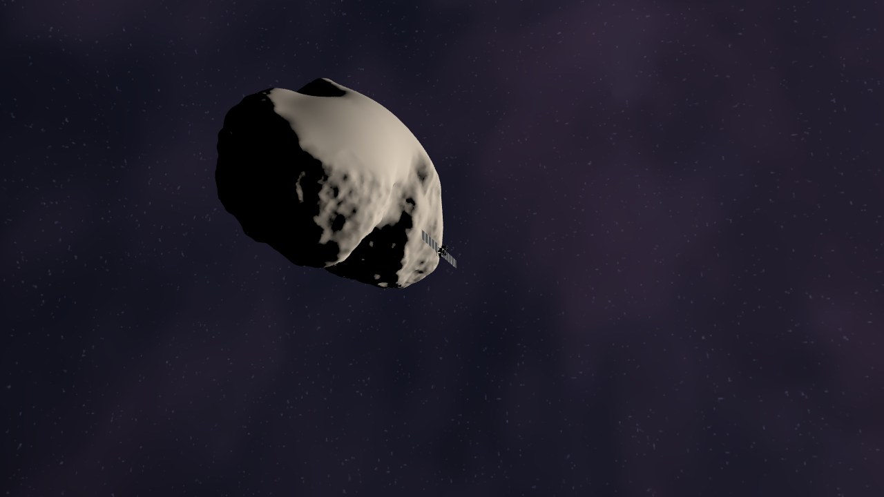 Preview of the Rosetta Orbit of 67P/Churyumov-Gerasimenko scenario