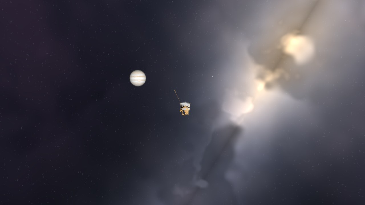 Preview of the Voyager 1 Flyby of Jupiter, 5 March 1979 scenario