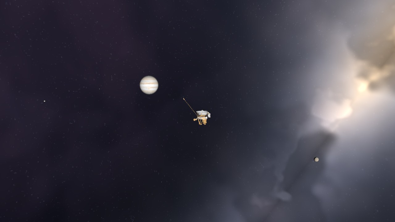 Preview of the Voyager 2 Flyby of Jupiter, 9 July 1979 scenario