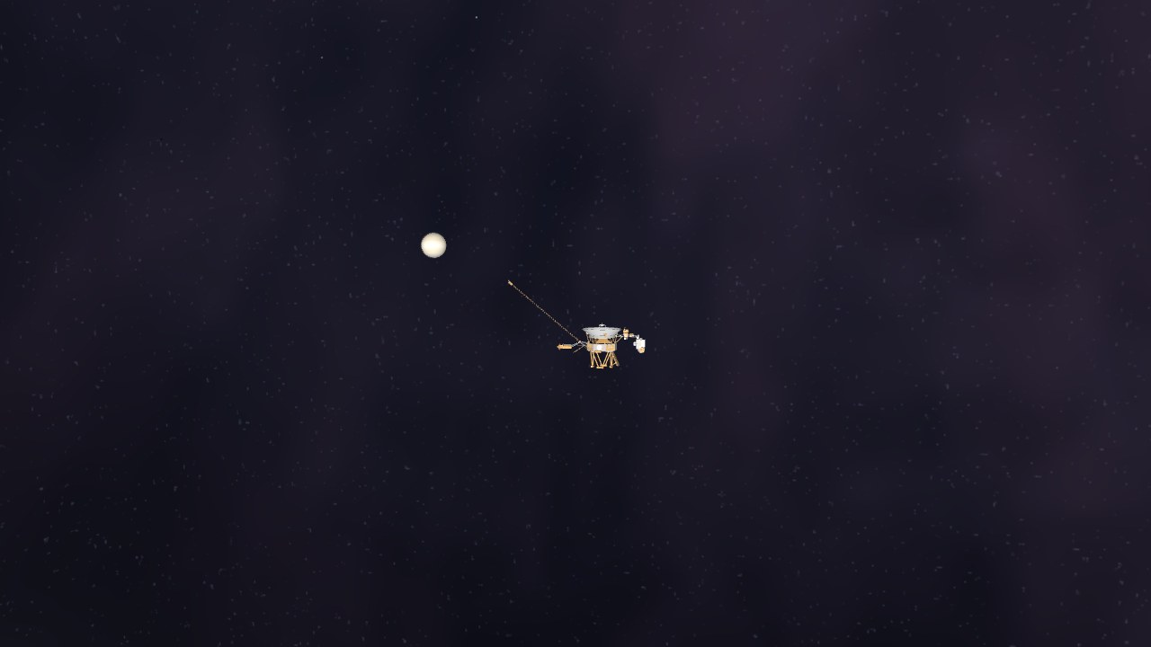 Preview of the Voyager 2 Flyby of Saturn, 26 August 1981 scenario