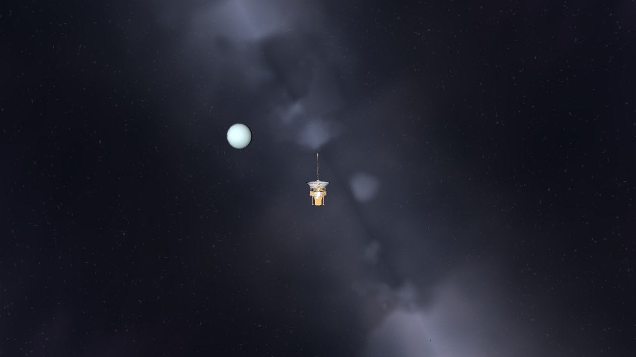 Preview of the Voyager 2 Flyby of Uranus, 24 January 1986 scenario